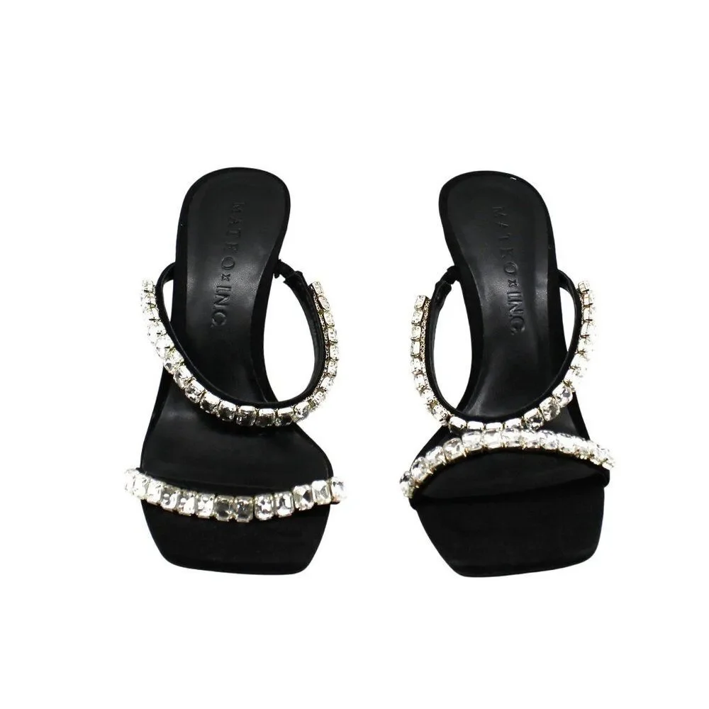 Mateo for Inc Diana Sapphire Slip-on Dress Sandals - Elegant and Stylish Womens - Picture 4 of 9